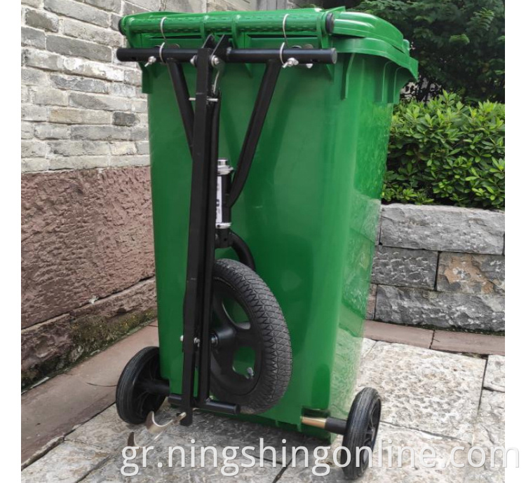 Wheelie Bin Helper Trash Cart Waste Bin Trailer 9